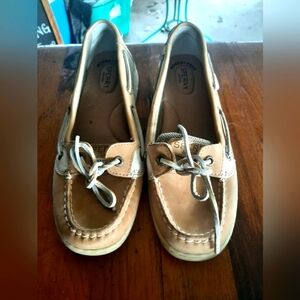 Sperry Tan Boat Shoes